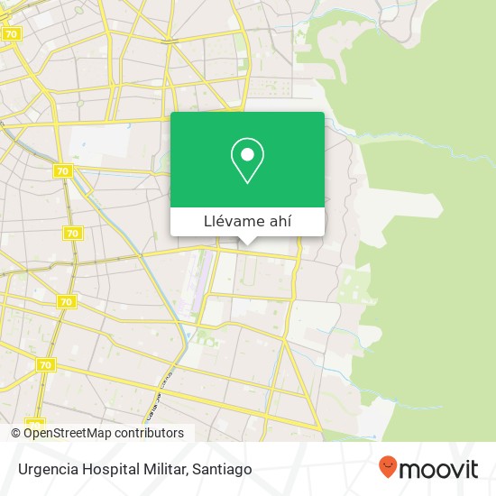 Mapa de Urgencia Hospital Militar