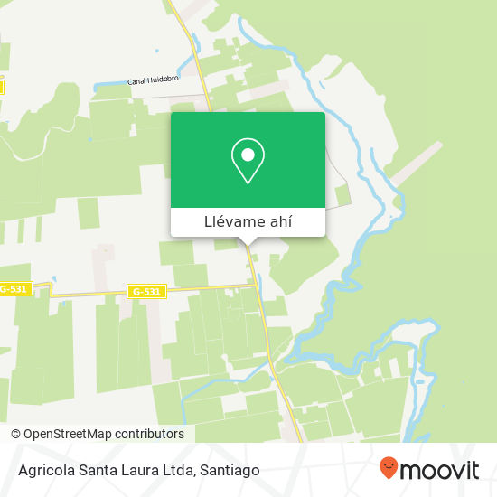 Mapa de Agricola Santa Laura Ltda