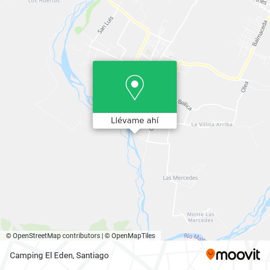 Mapa de Camping El Eden