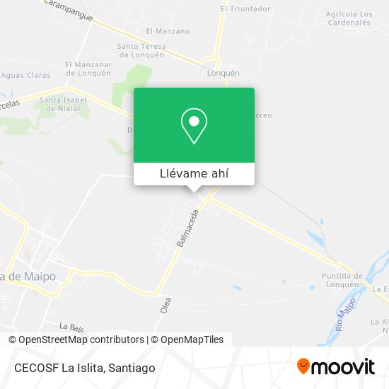 Mapa de CECOSF La Islita