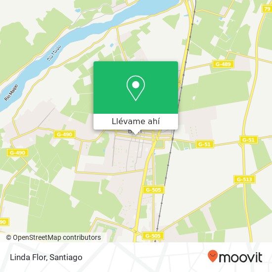 Mapa de Linda Flor