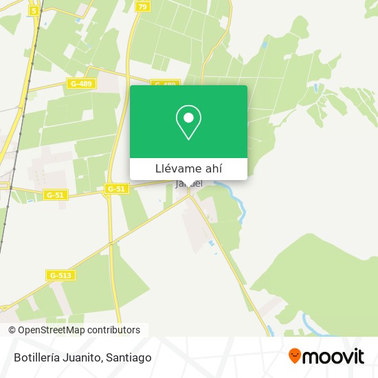 Mapa de Botillería Juanito