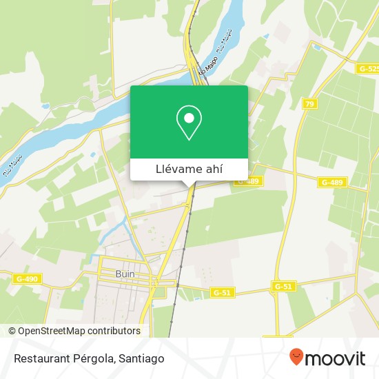 Mapa de Restaurant Pérgola