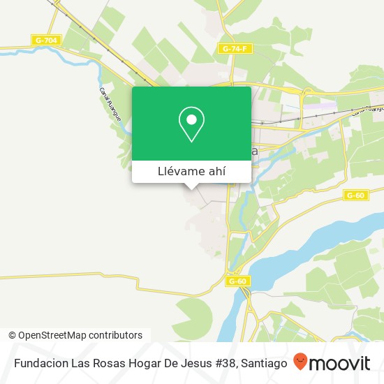 Mapa de Fundacion Las Rosas Hogar De Jesus #38