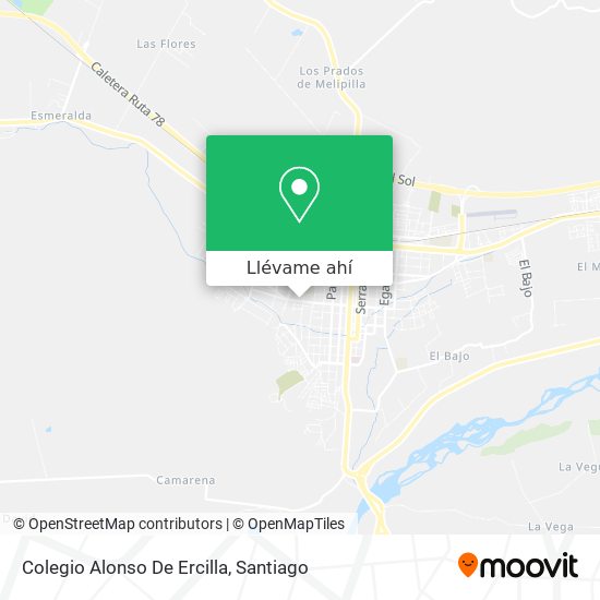 Mapa de Colegio Alonso De Ercilla