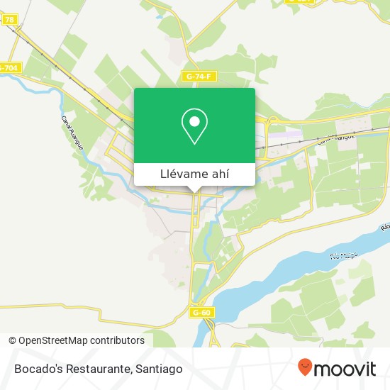 Mapa de Bocado's Restaurante