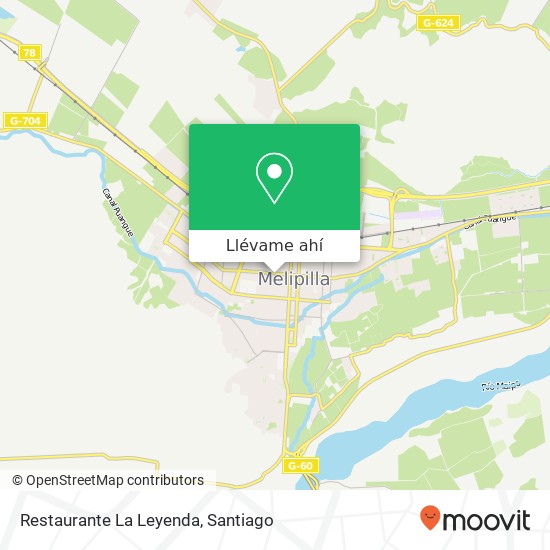 Mapa de Restaurante La Leyenda