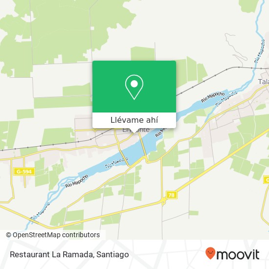 Mapa de Restaurant La Ramada