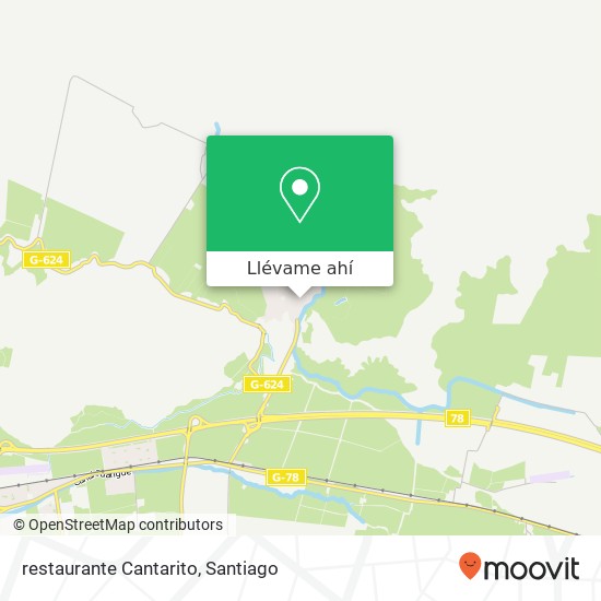 Mapa de restaurante Cantarito
