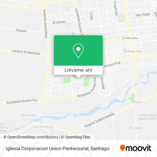 Mapa de Iglesia Corporacion Union Pentecostal