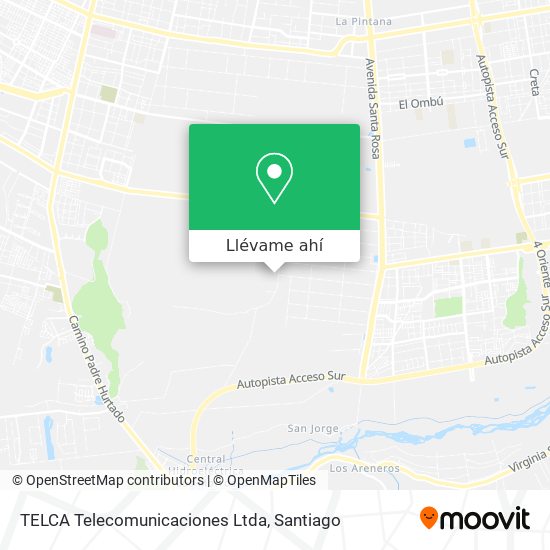 Mapa de TELCA Telecomunicaciones Ltda