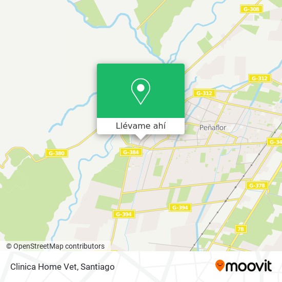 Mapa de Clinica Home Vet