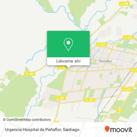Mapa de Urgencia Hospital de Peñaflor