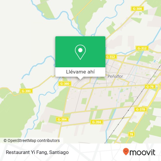 Mapa de Restaurant Yi Fang