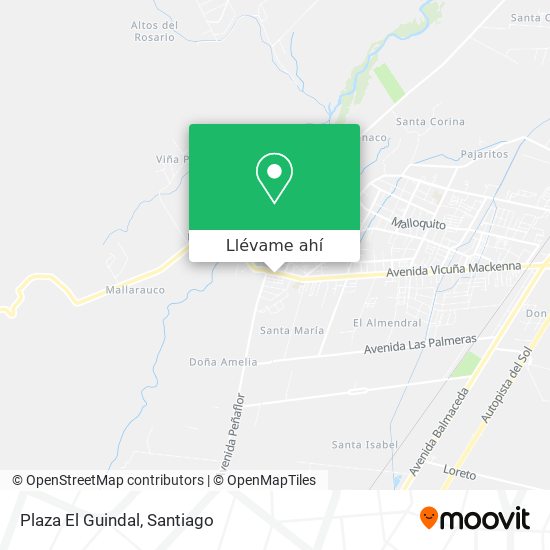 Mapa de Plaza El Guindal