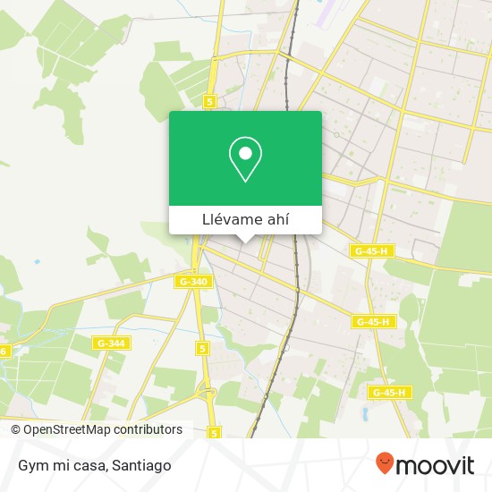 Mapa de Gym mi casa