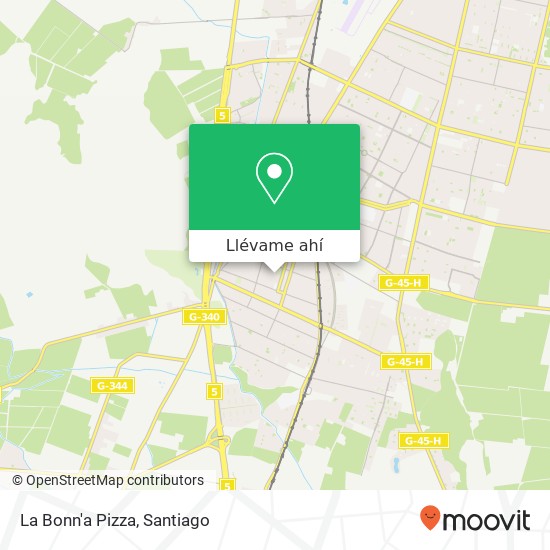 Mapa de La Bonn'a Pizza