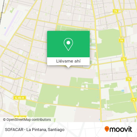 Mapa de SOFACAR - La Pintana