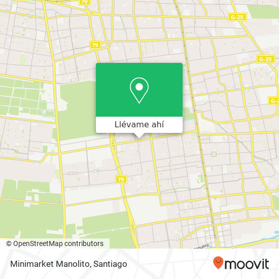 Mapa de Minimarket Manolito