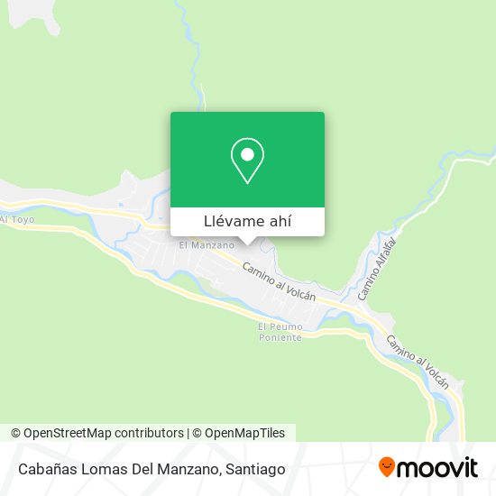 Mapa de Cabañas Lomas Del Manzano