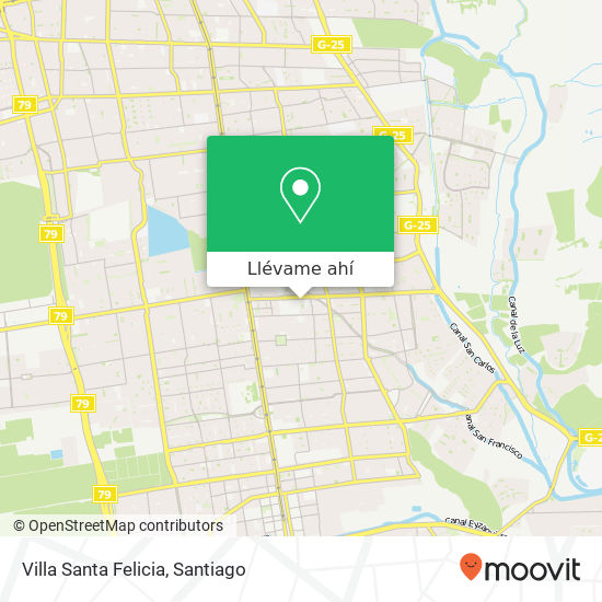 Mapa de Villa Santa Felicia
