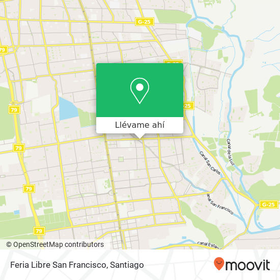 Mapa de Feria Libre San Francisco