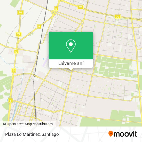 Mapa de Plaza Lo Martinez