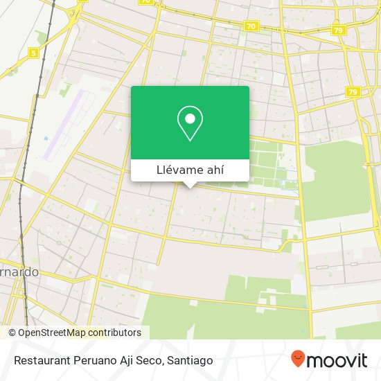 Mapa de Restaurant Peruano Aji Seco