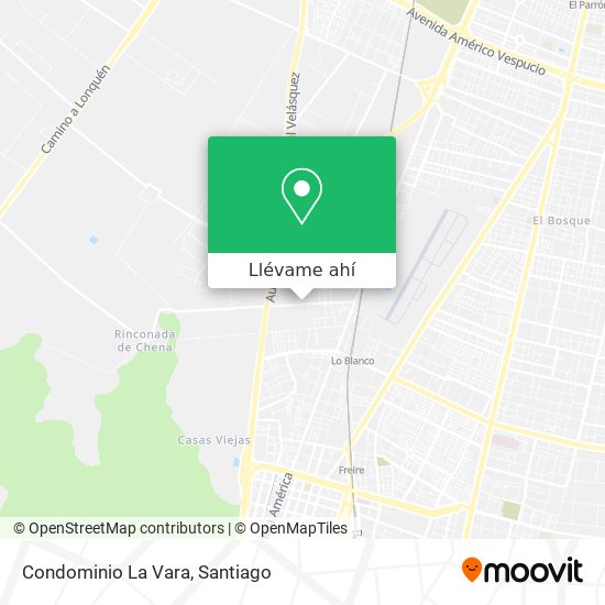 Mapa de Condominio La Vara