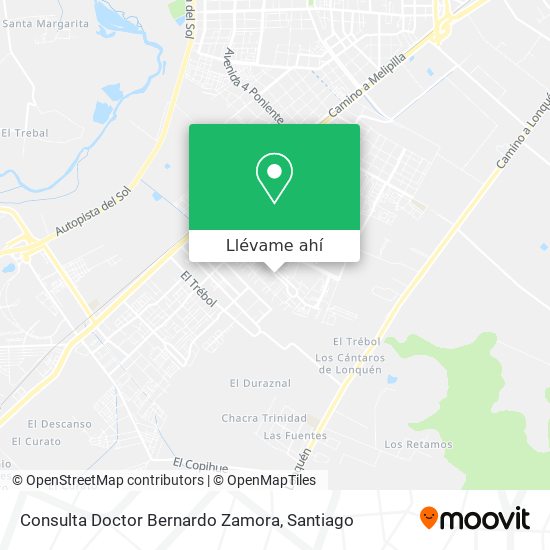 Mapa de Consulta Doctor Bernardo Zamora