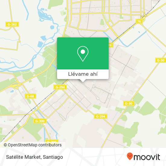 Mapa de Satélite Market