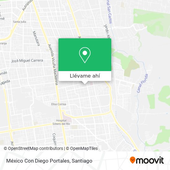 Mapa de México Con Diego Portales