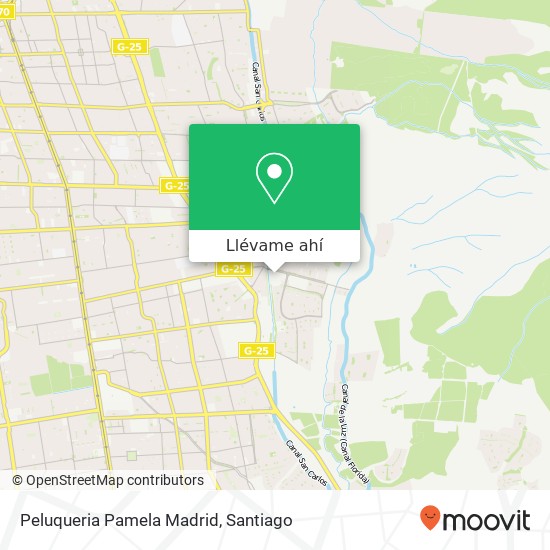 Mapa de Peluqueria Pamela Madrid