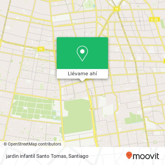 Mapa de jardin infantil Santo Tomas