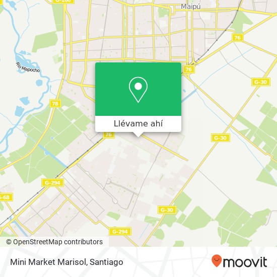 Mapa de Mini Market Marisol