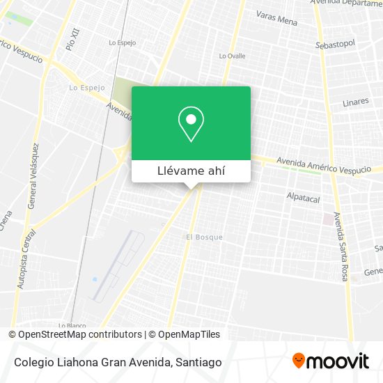 Mapa de Colegio Liahona Gran Avenida
