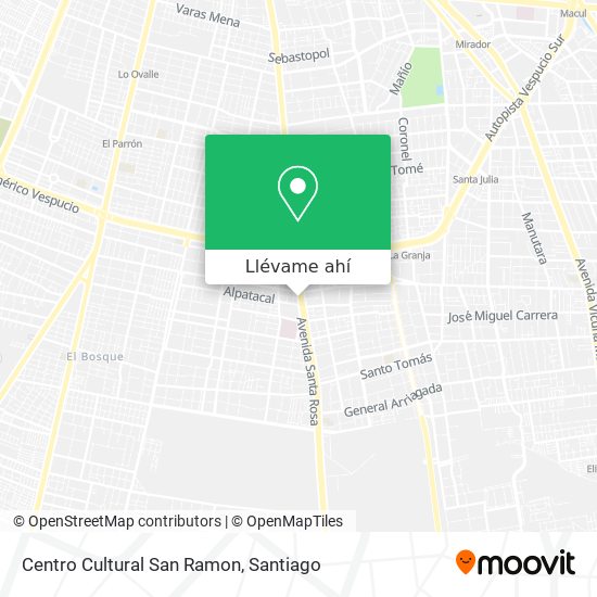 Mapa de Centro Cultural San Ramon