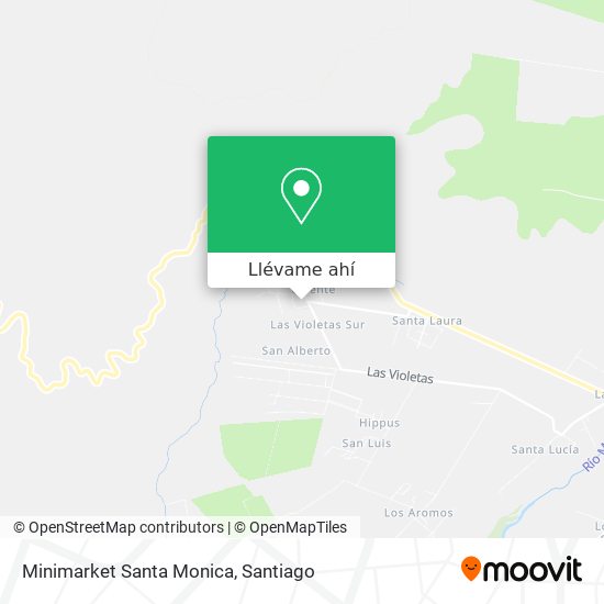 Mapa de Minimarket Santa Monica