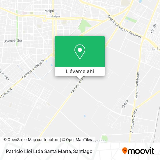 Mapa de Patricio Lioi Ltda Santa Marta