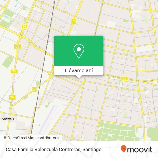 Mapa de Casa Familia Valenzuela Contreras