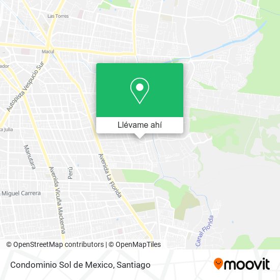 Mapa de Condominio Sol de Mexico