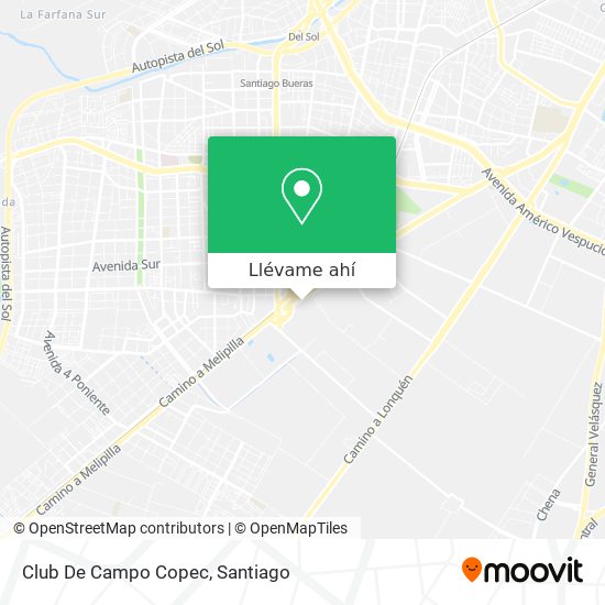 Mapa de Club De Campo Copec