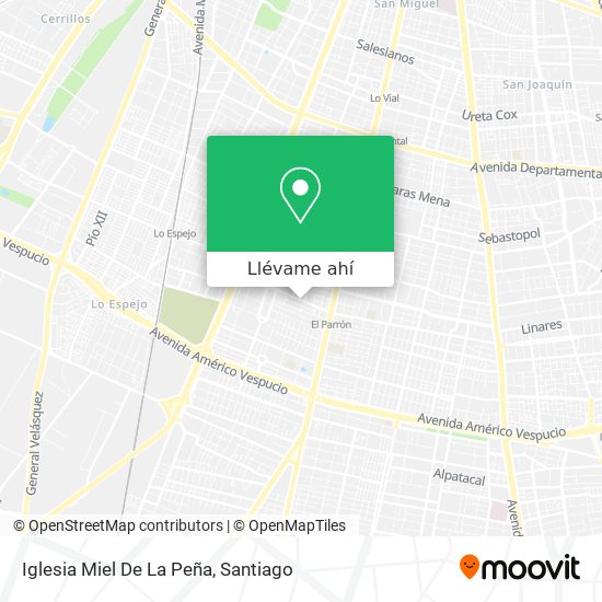 Mapa de Iglesia Miel De La Peña