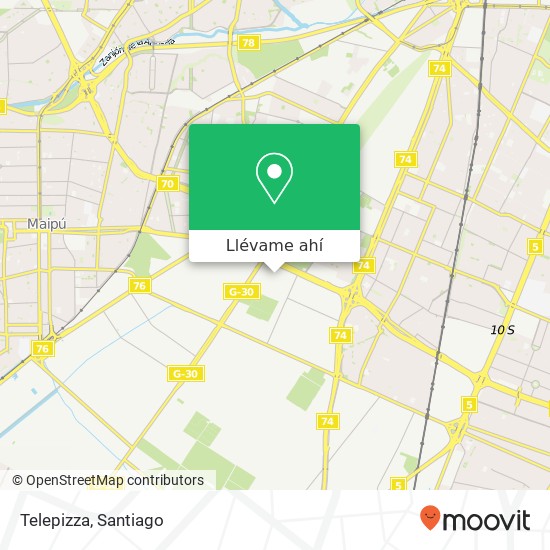 Mapa de Telepizza