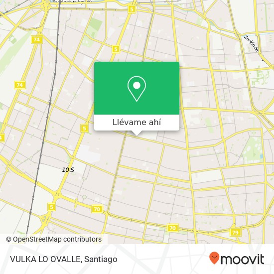 Mapa de VULKA LO OVALLE