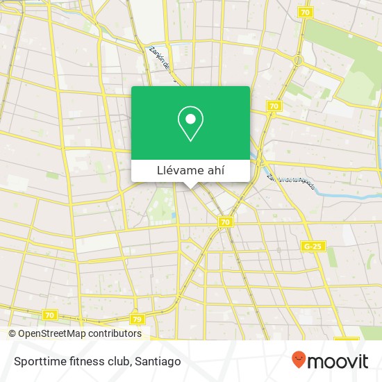 Mapa de Sporttime fitness club