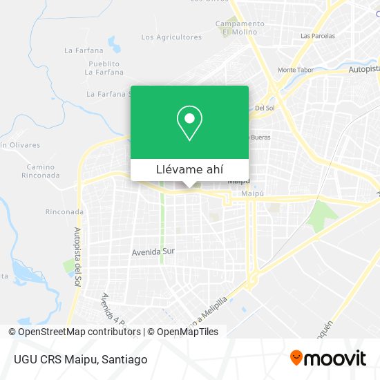 Mapa de UGU CRS Maipu