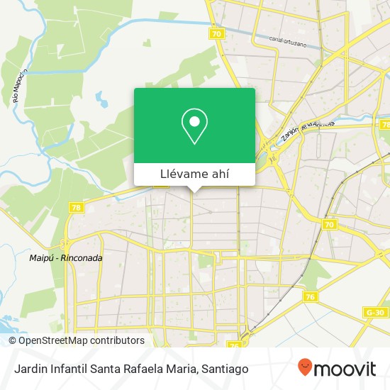 Mapa de Jardin Infantil Santa Rafaela Maria