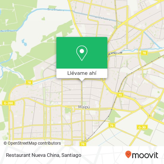 Mapa de Restaurant Nueva China