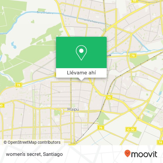 Mapa de women's secret